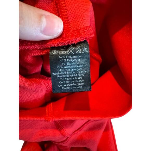 Alphalete OG Revival Formula Red Women’s XS Compression Workout Active Leggings - Picture 7 of 13